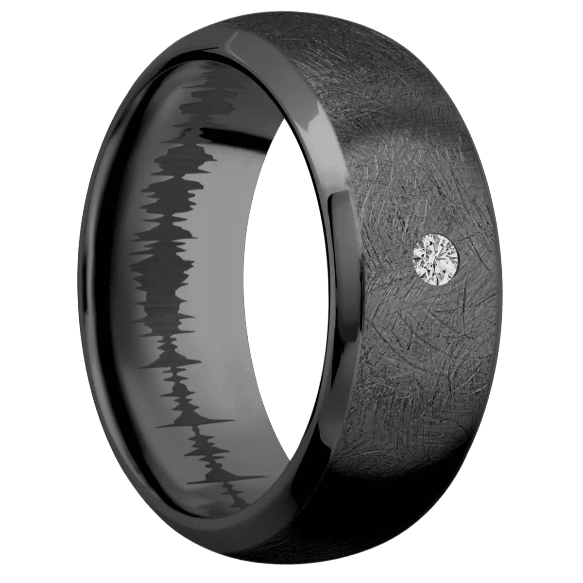 Zirconium + Distressed , Polish Finish