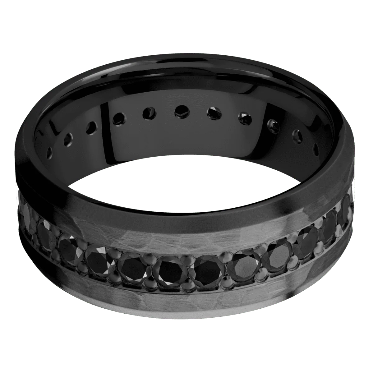 Zirconium + Hammer , Bead Finish - Image 3