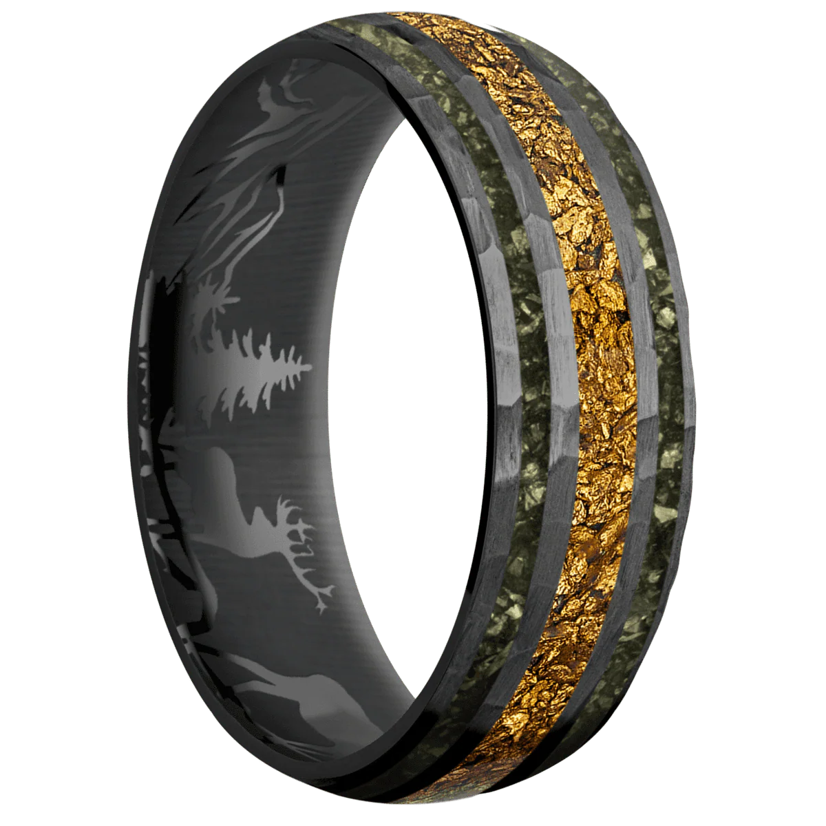 Zirconium + Hammer Finish
