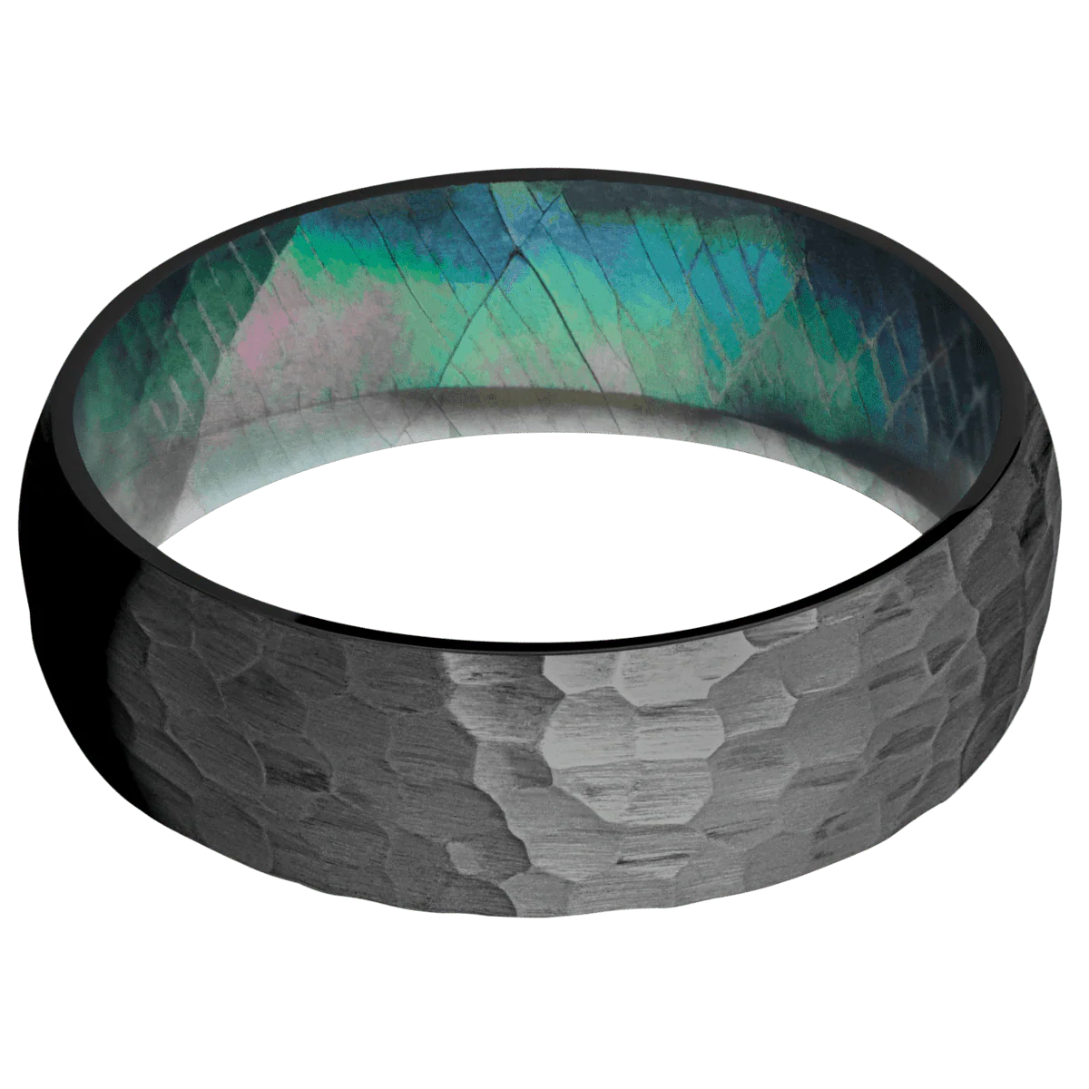 Zirconium + Hammer Finish + Black Mother of Pearl - Image 3