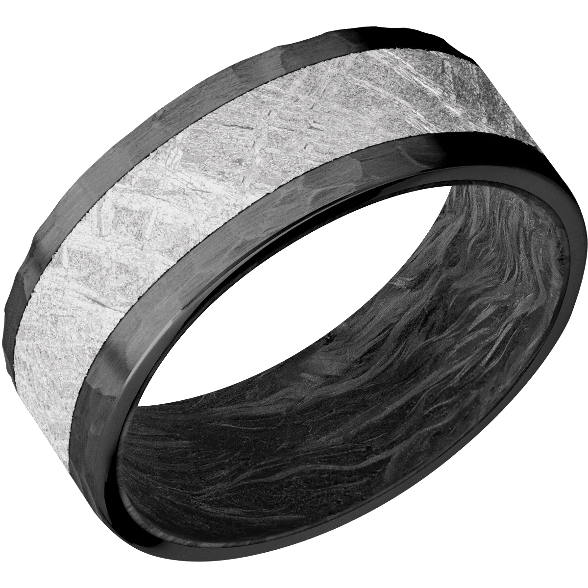 Zirconium + Hammer Finish + Forged Carbon Fiber - Image 2