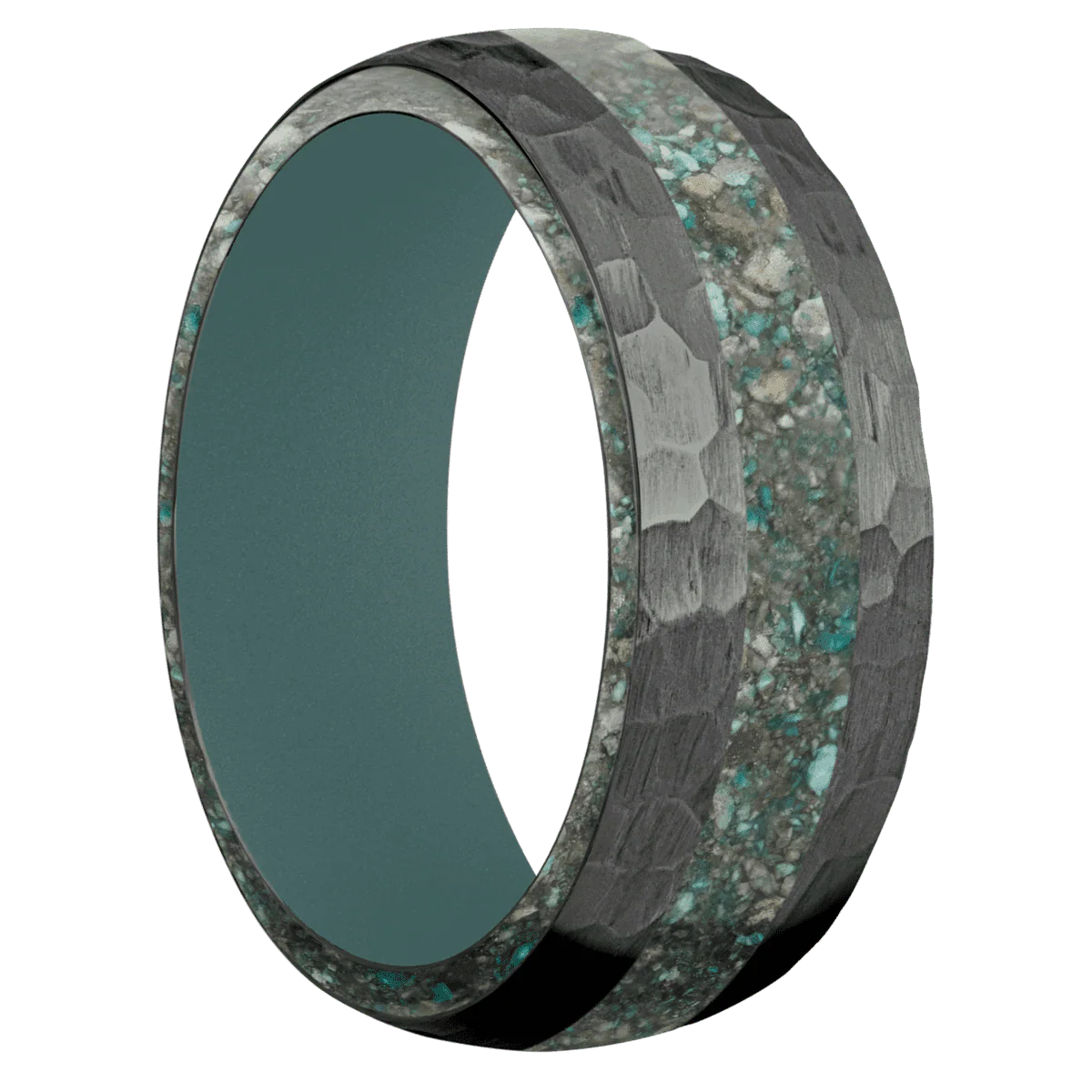 Zirconium + Hammer Finish + Northern Lights