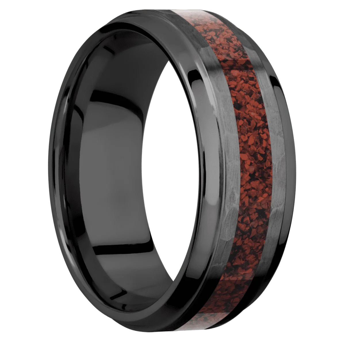 Zirconium + Hammer , Polish Finish