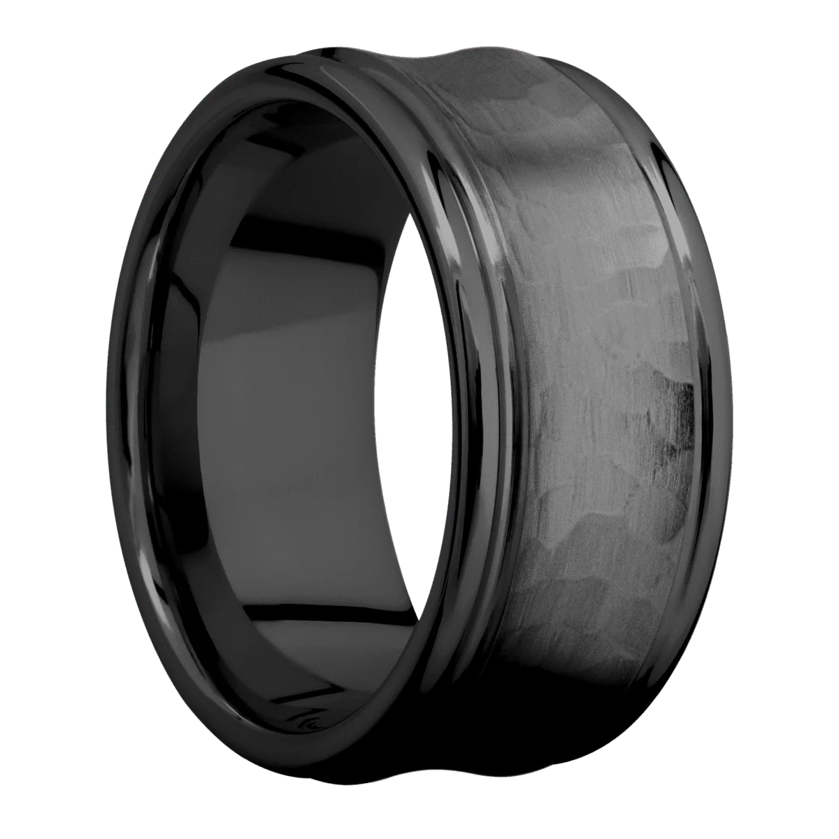 Zirconium + Hammer , Polish Finish