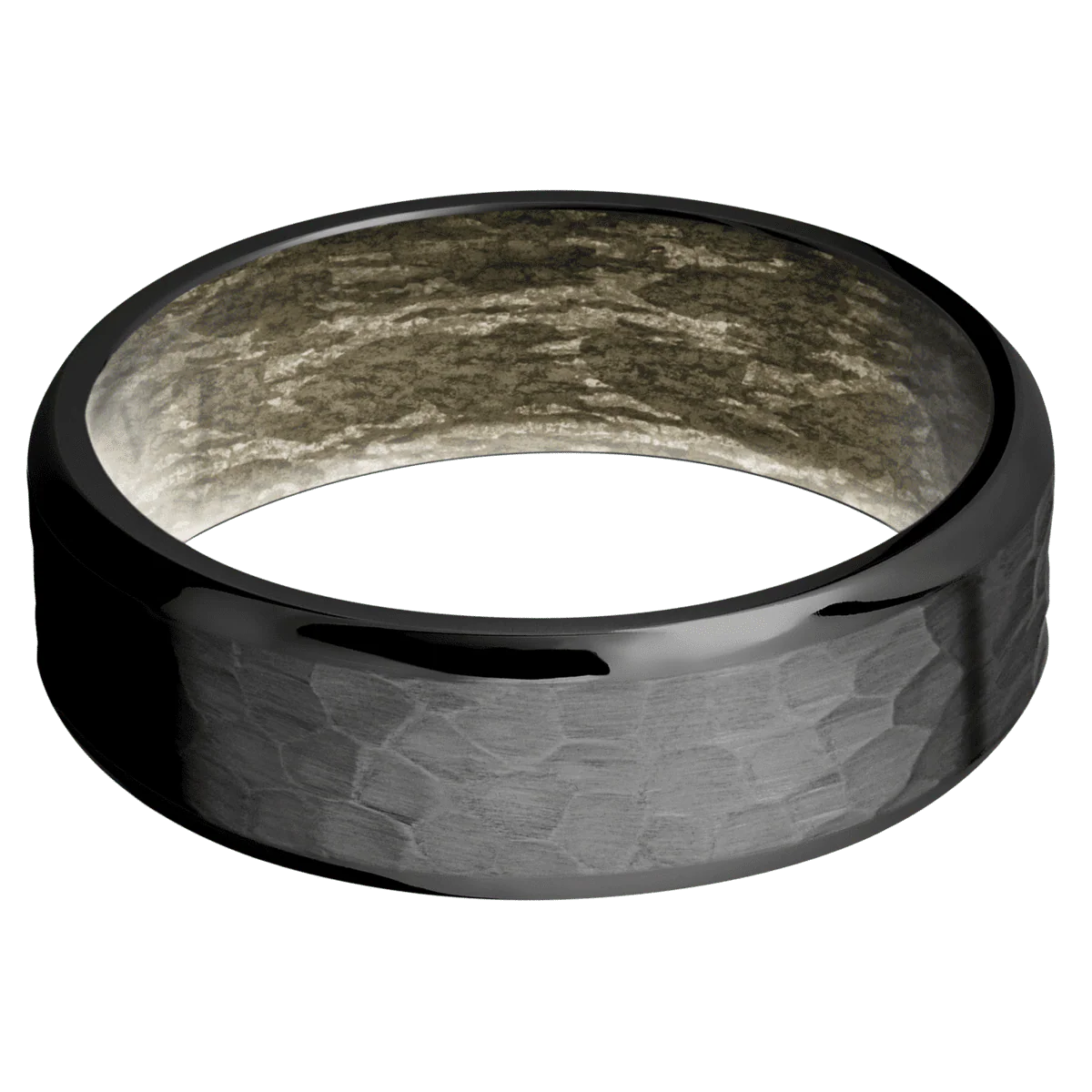 Zirconium + Hammer , Polish Finish + MossyOak Bottomland - Image 3