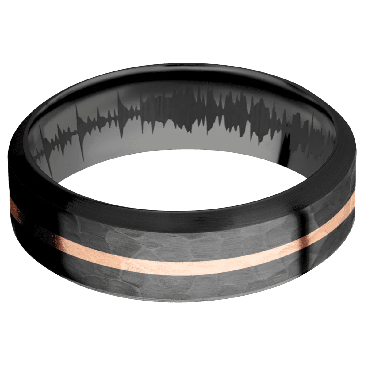 Zirconium + Hammer , Satin Finish - Image 3