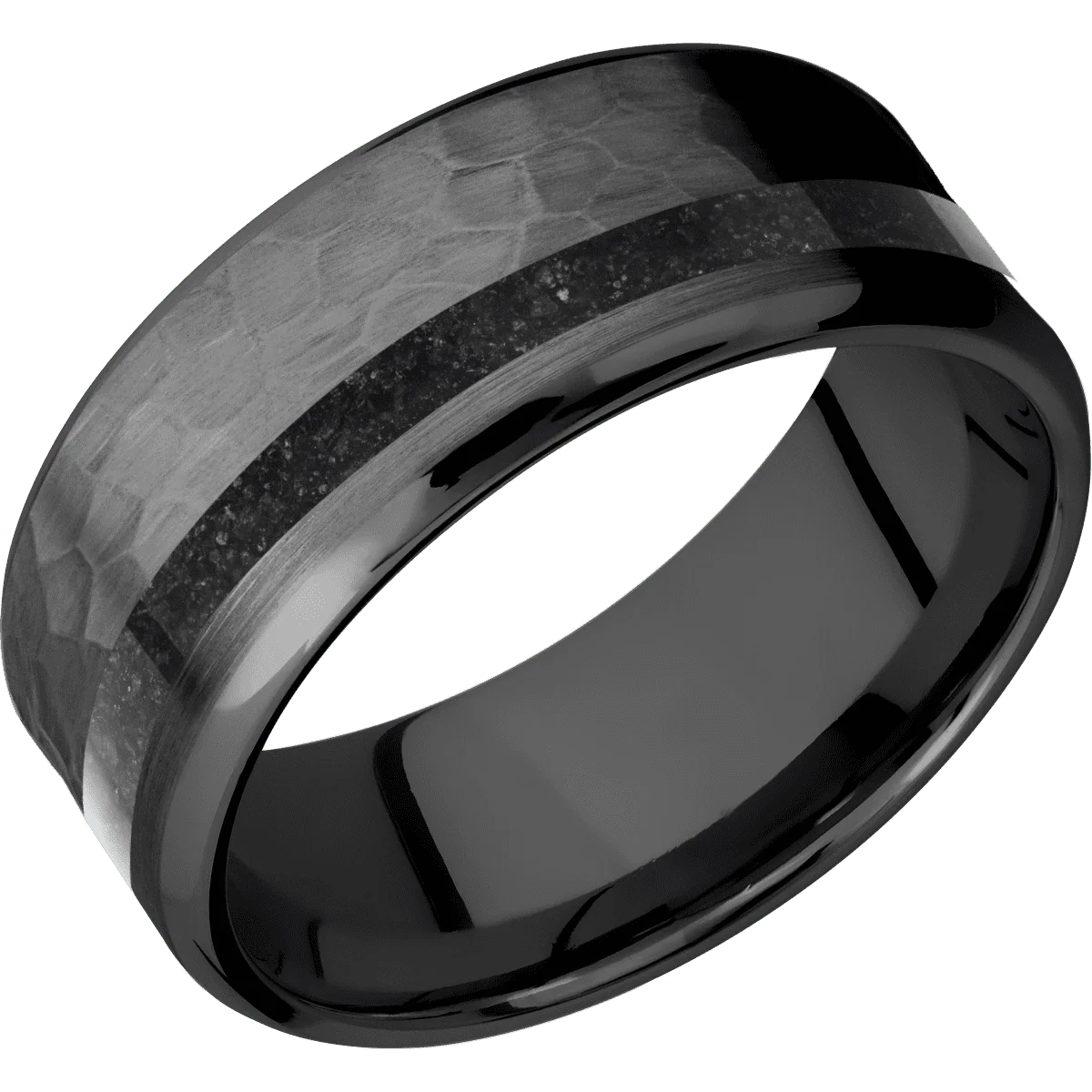 Zirconium + Hammer , Satin Finish - Image 2