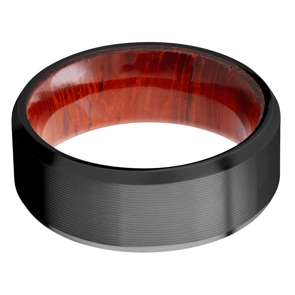 Zirconium + Machine , Bead Finish + Padauk - Image 3