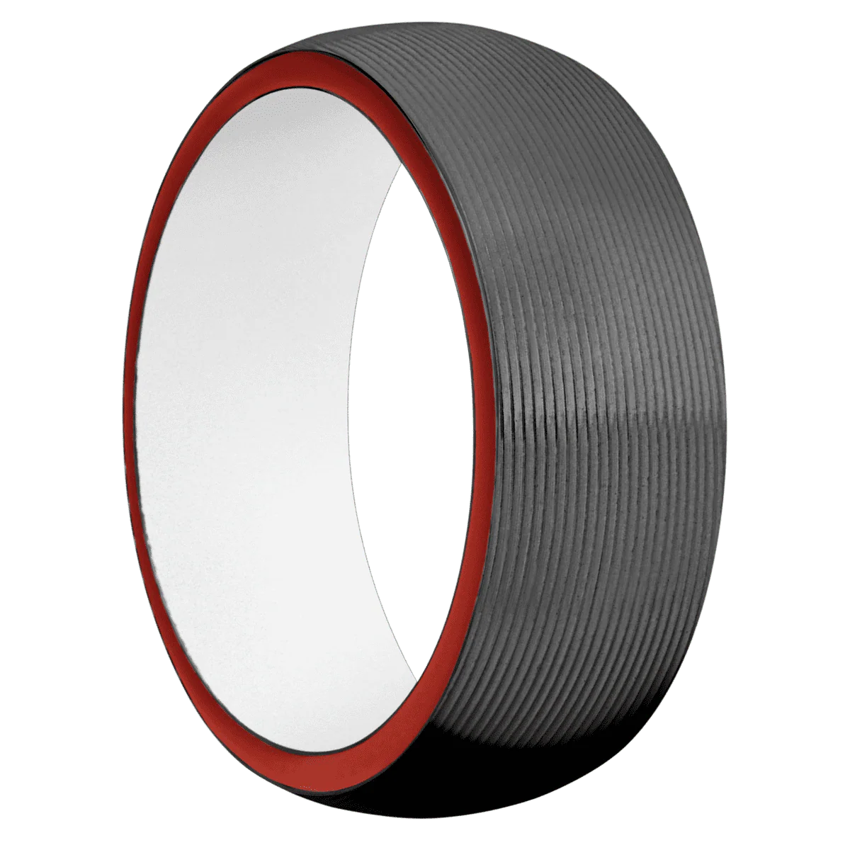 Zirconium + Machine Finish + White