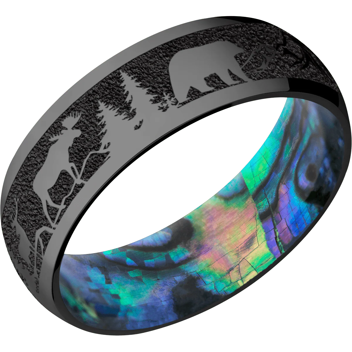 Zirconium + Polish Finish + Abalone - Image 2