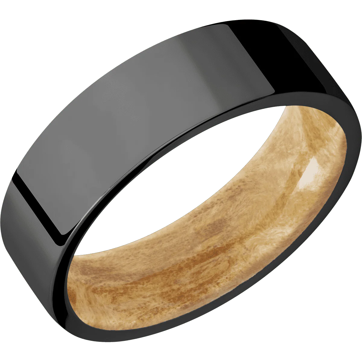 Zirconium + Polish Finish + Boxelder Burl - Image 2