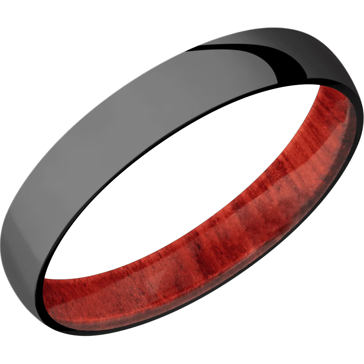 Zirconium + Polish Finish + Red Heart - Image 2