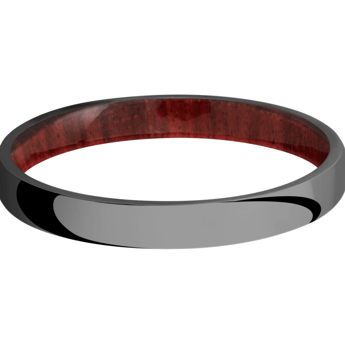 Zirconium + Polish Finish + Red Heart - Image 3