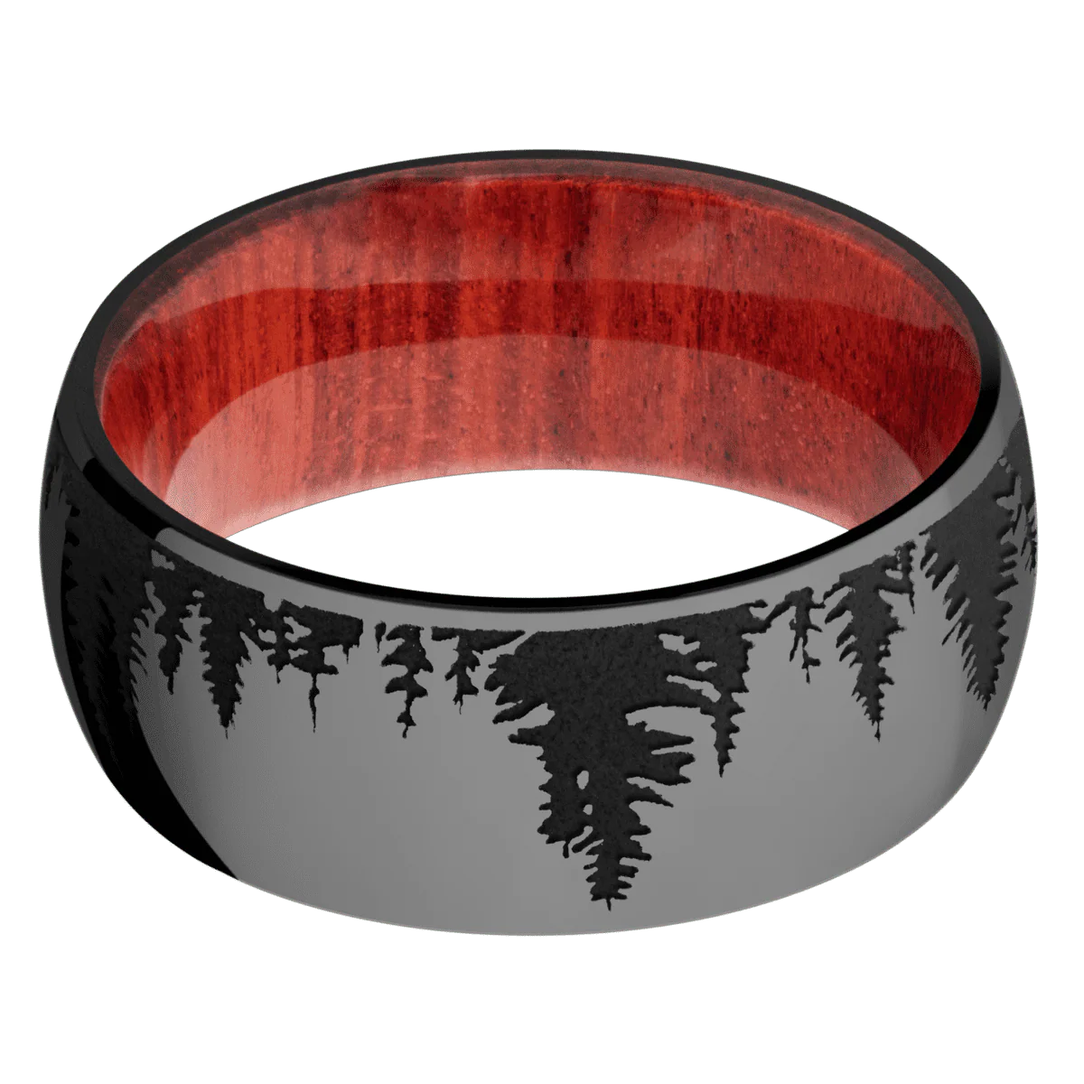 Zirconium + Polish Finish + Red Heart - Image 3