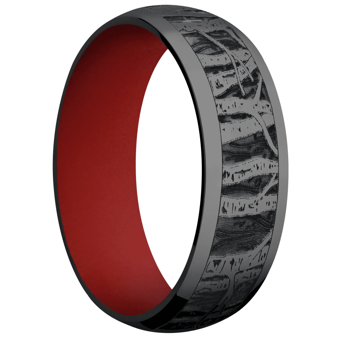 Zirconium + Polish Finish + USMC Red