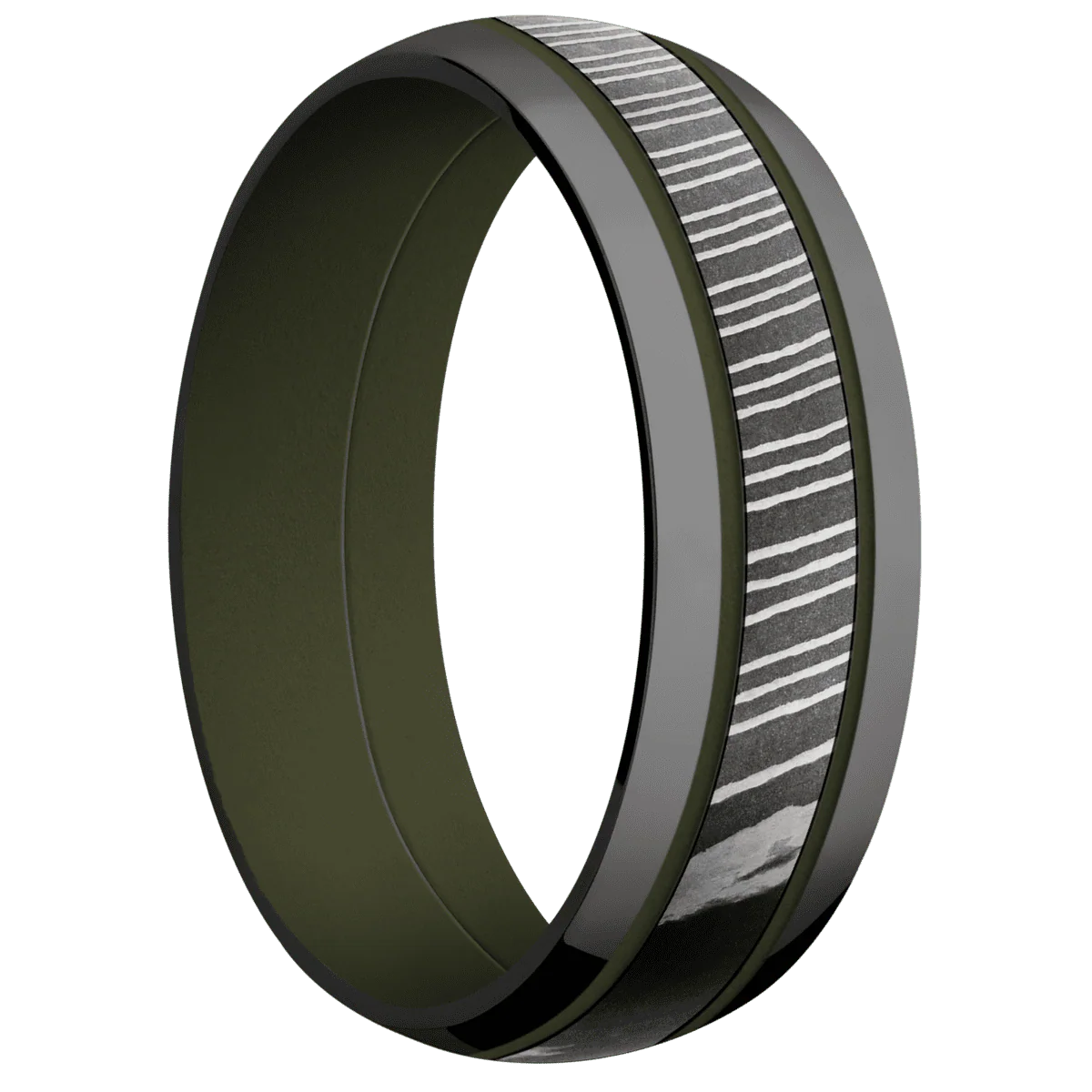 Zirconium + Polish Finish + Vintage Green