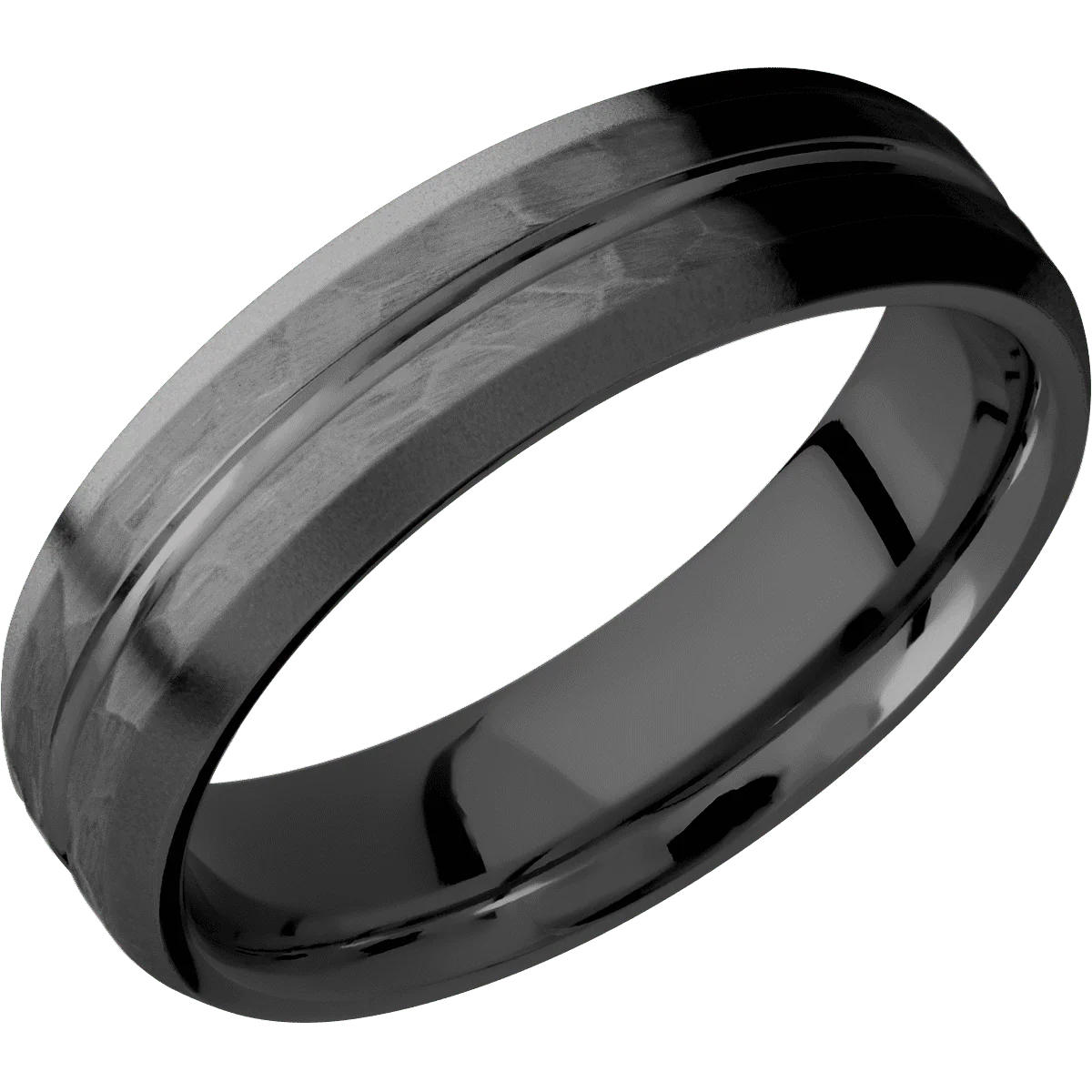 Zirconium + Polish , Hammer Finish - Image 2