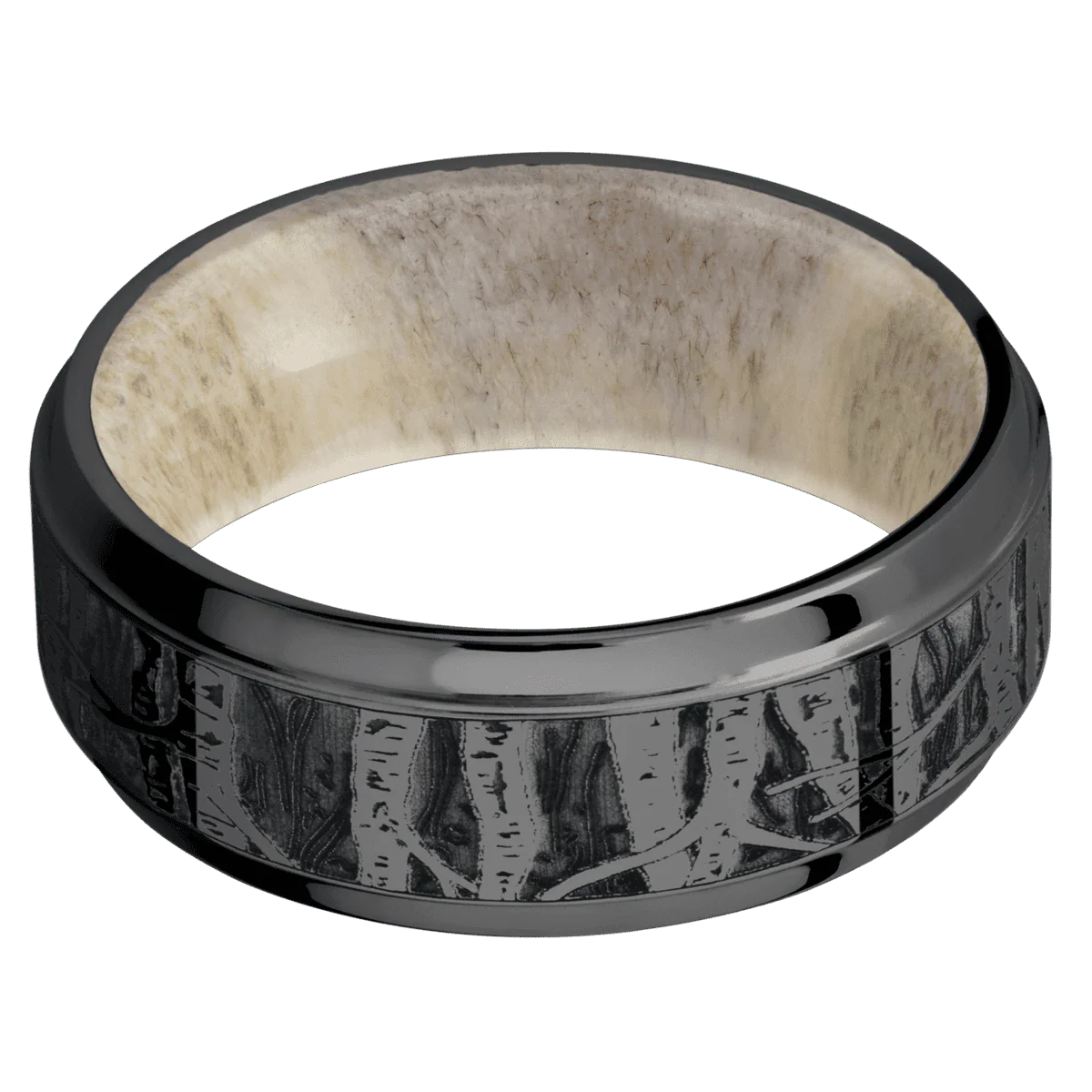 Zirconium + Polish , Polish Finish + Antler - Image 3