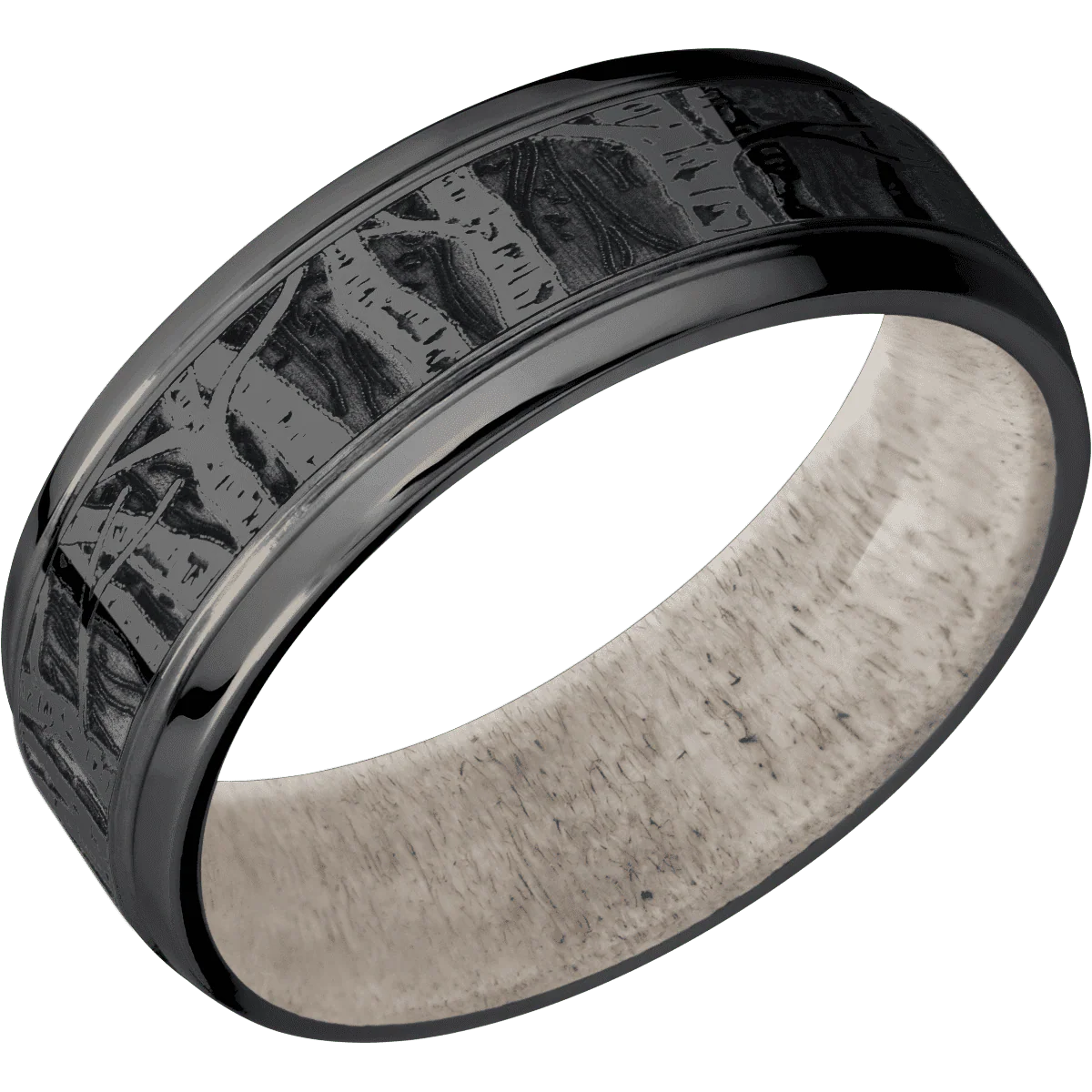 Zirconium + Polish , Polish Finish + Antler - Image 2