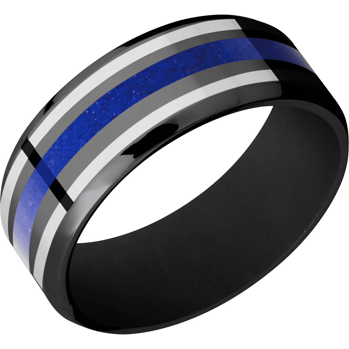 Zirconium + Polish , Polish Finish + Black - Image 2