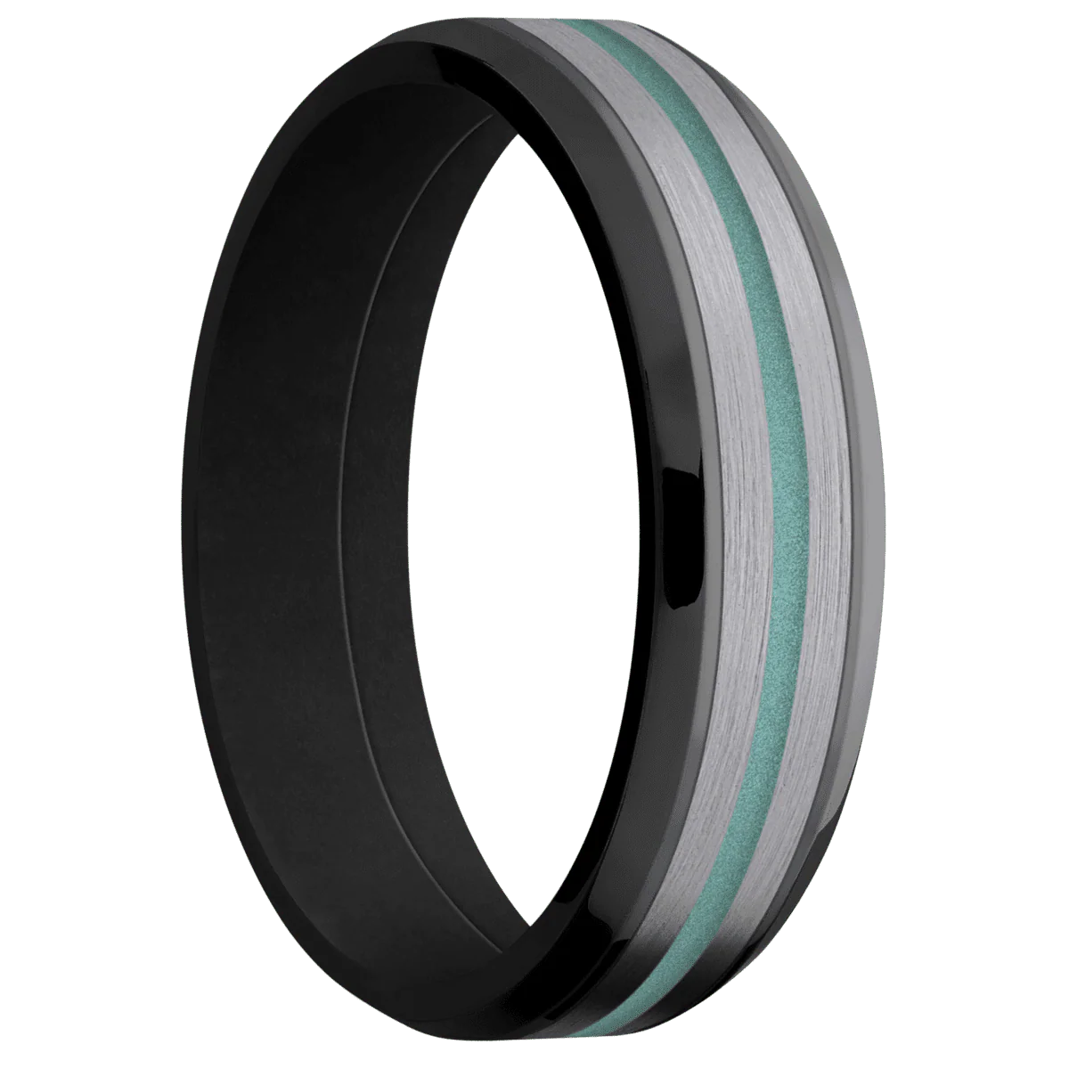 Zirconium + Polish , Polish Finish + Black