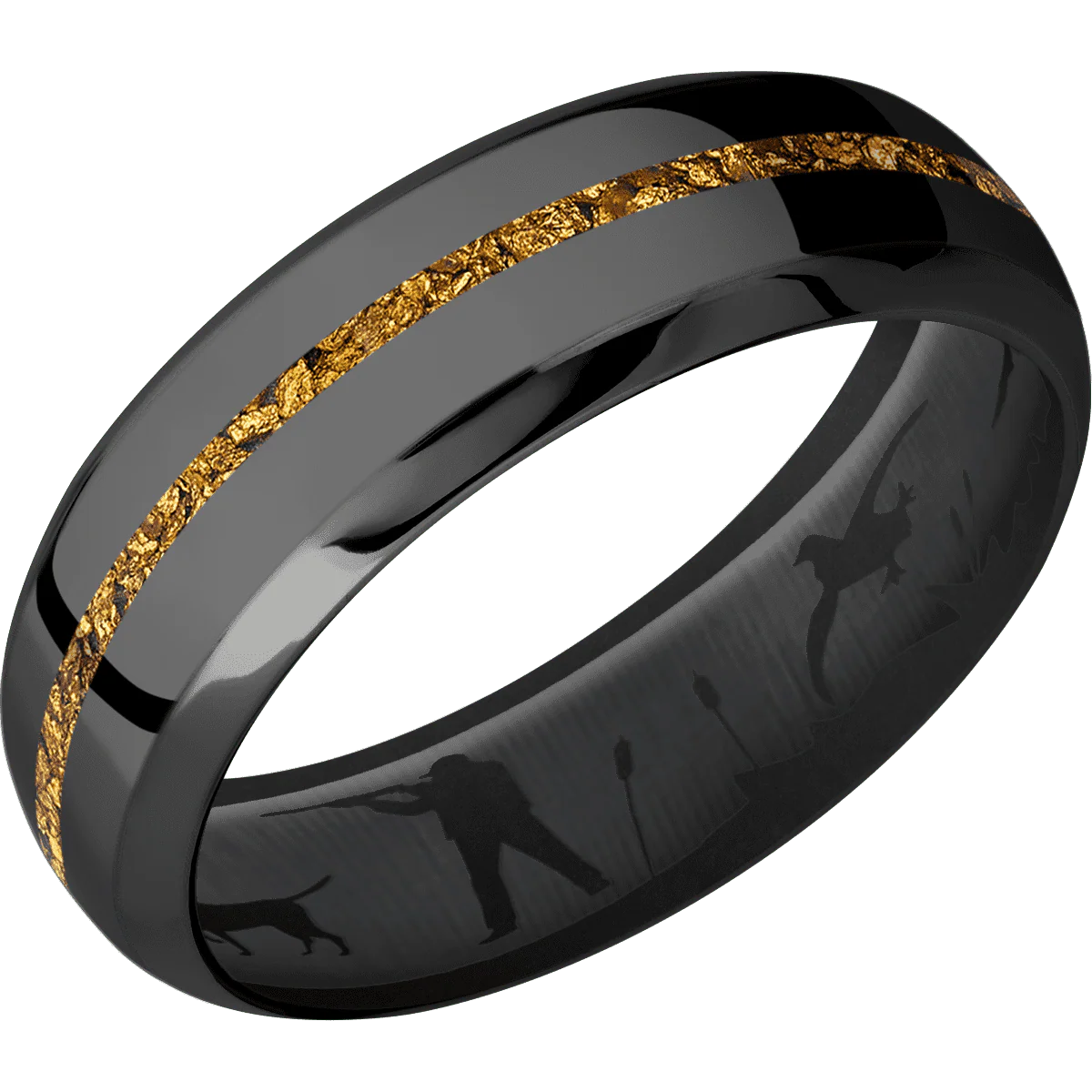 Zirconium + Polish , Polish Finish + Black - Image 2