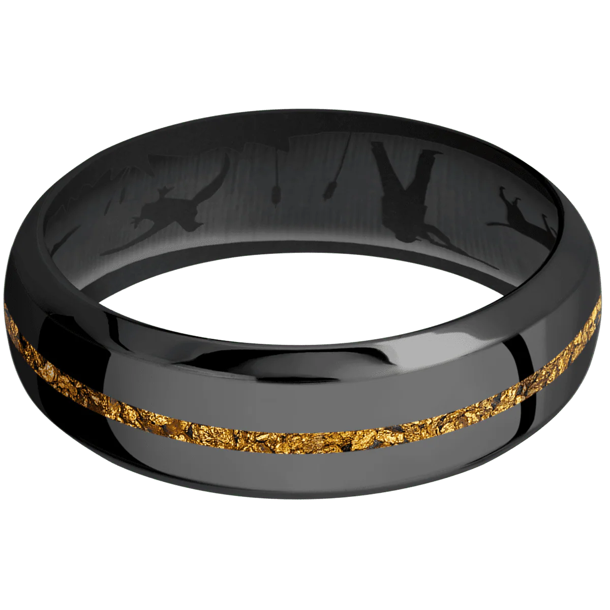 Zirconium + Polish , Polish Finish + Black - Image 3