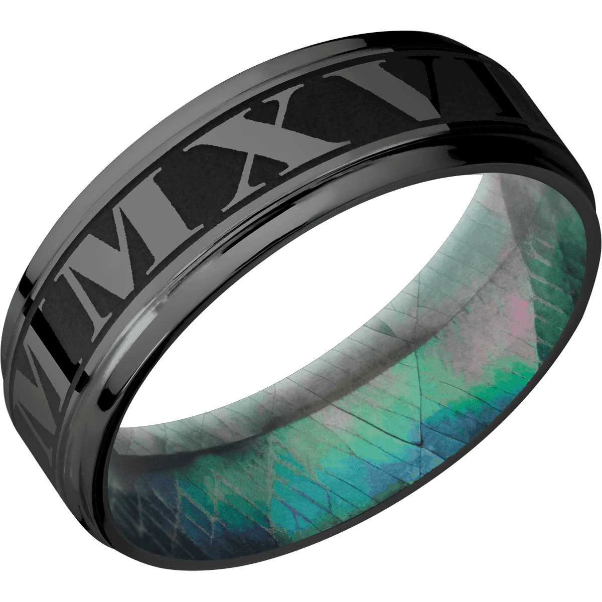 Zirconium + Polish , Polish Finish + Black Mother of Pearl - Image 2