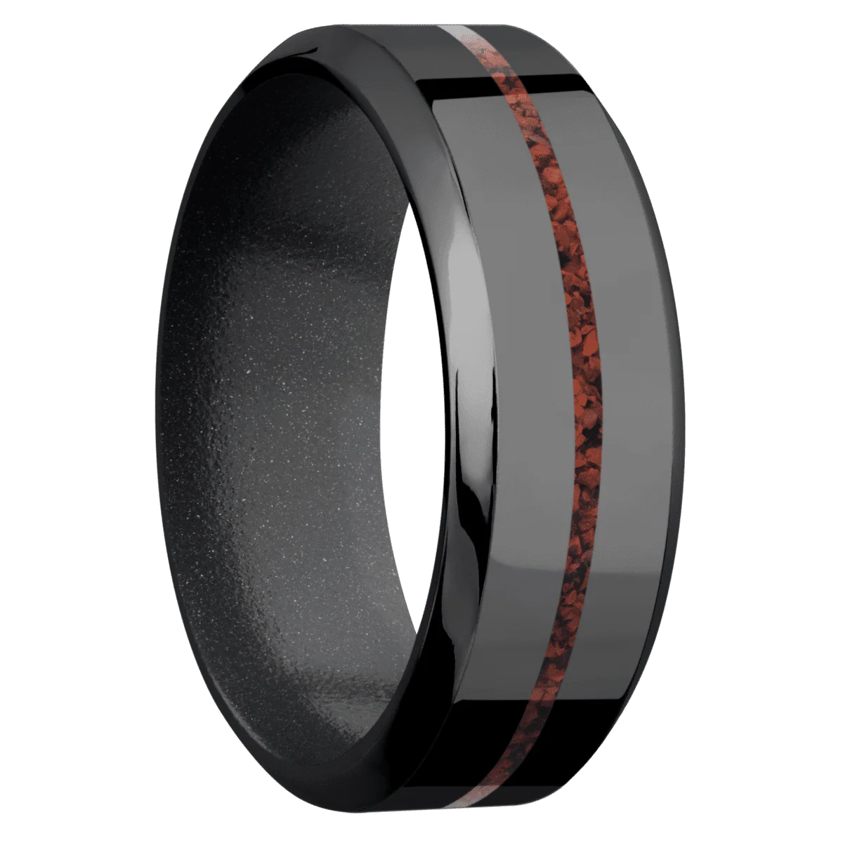 Zirconium + Polish , Polish Finish + Dark Grey