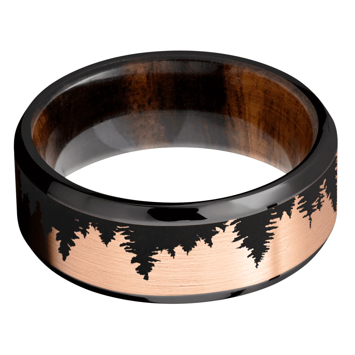 Zirconium + Polish , Polish Finish + Desert Iron Wood - Image 3