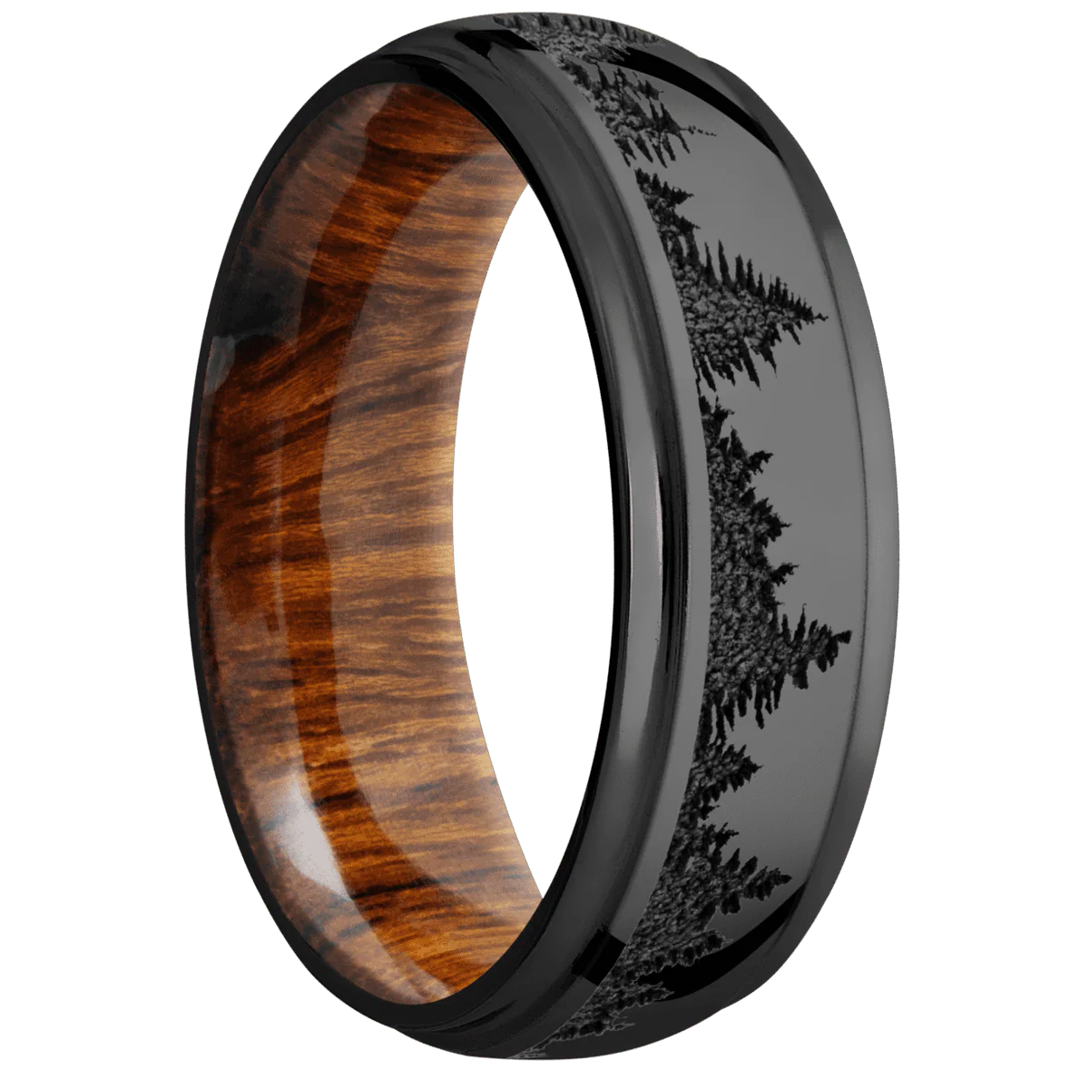 Zirconium + Polish , Polish Finish + Desert Iron Wood