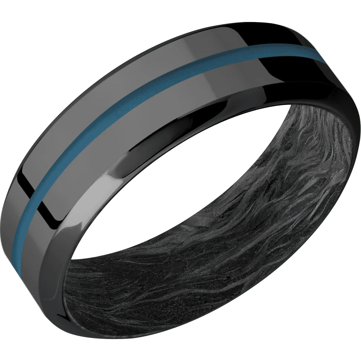 Zirconium + Polish , Polish Finish + Forged Carbon Fiber - Image 2