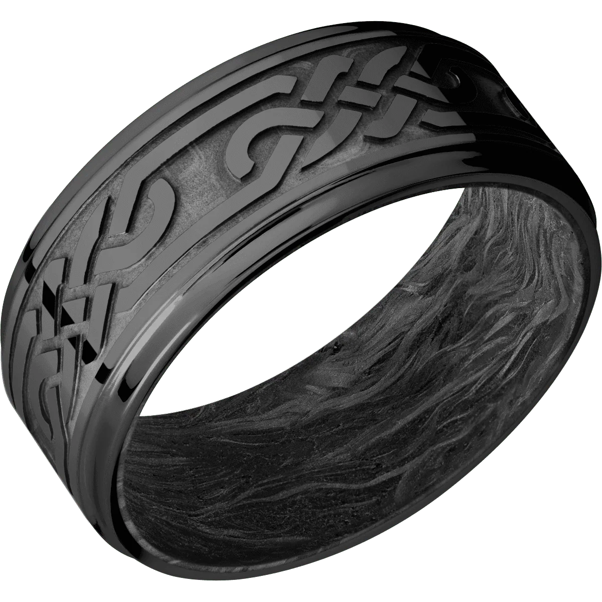 Zirconium + Polish , Polish Finish + Forged Carbon Fiber - Image 2
