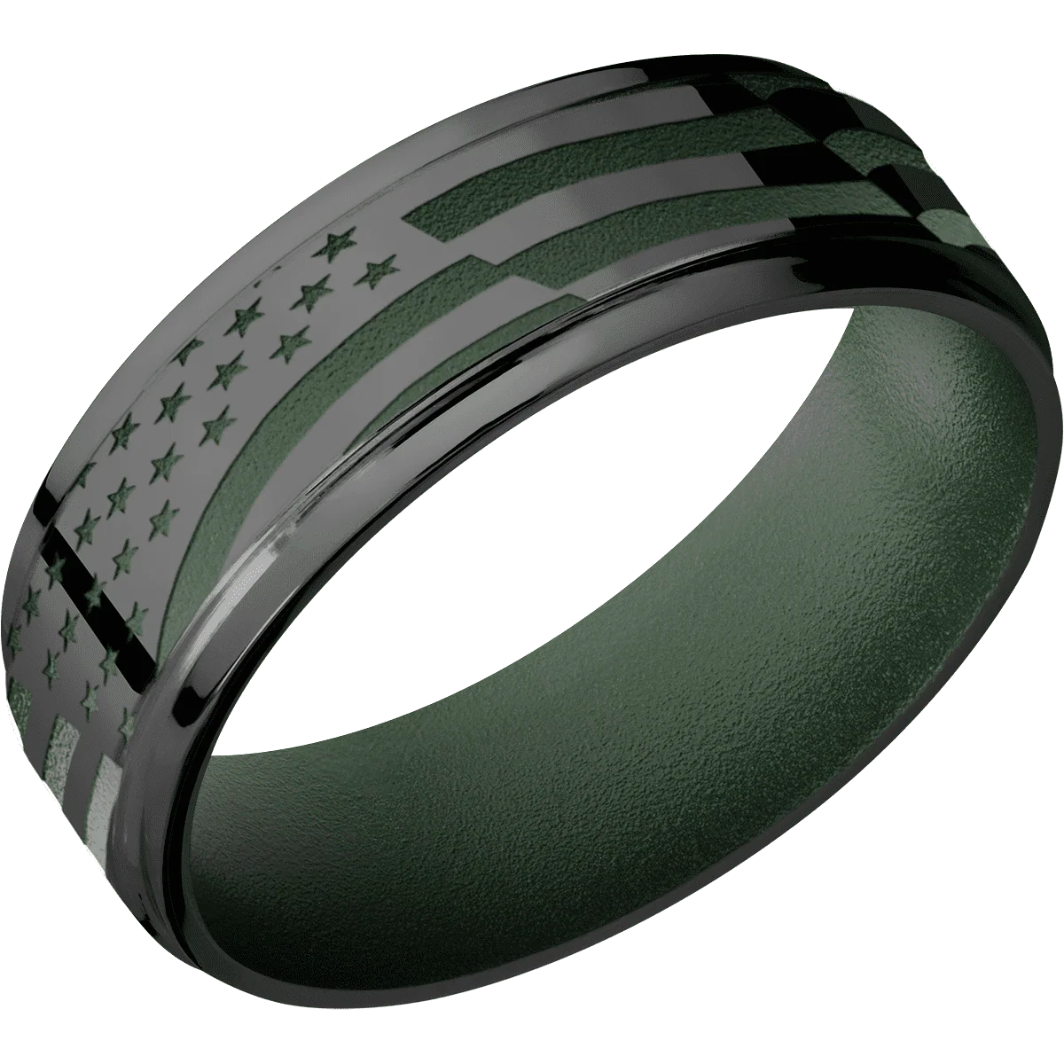 Zirconium + Polish , Polish Finish + Highland Green - Image 2