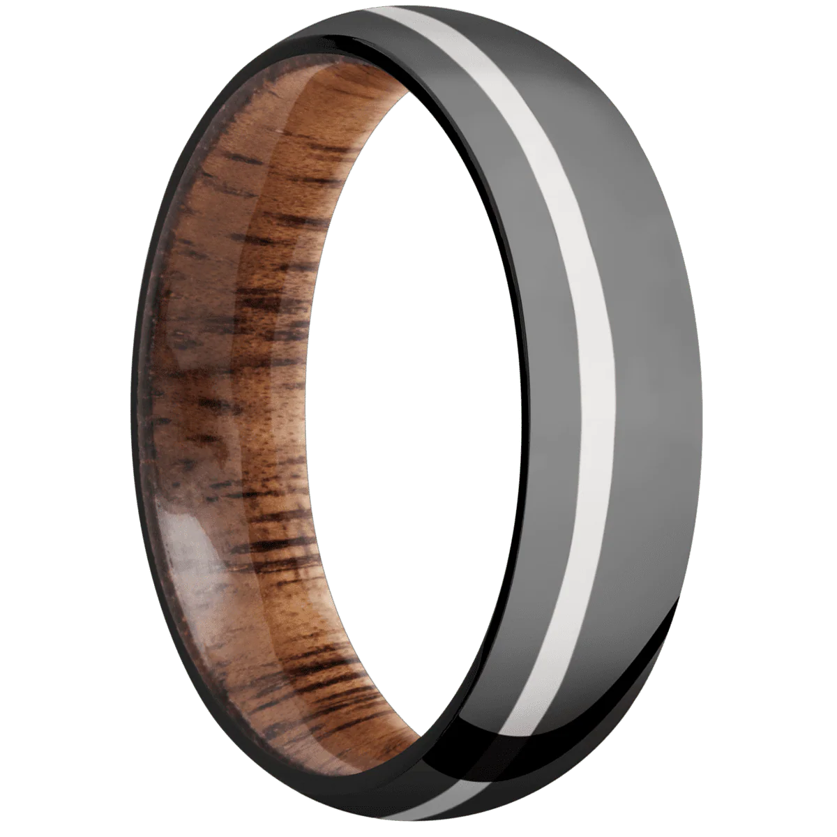 Zirconium + Polish , Polish Finish + Koa