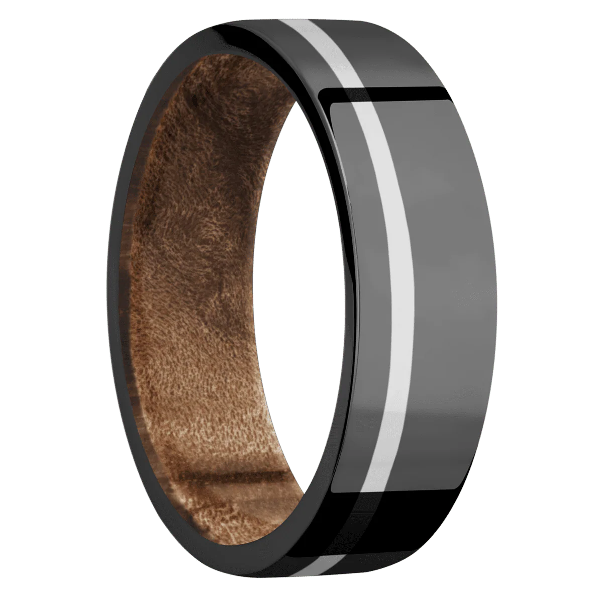 Zirconium + Polish , Polish Finish + Maple Burl
