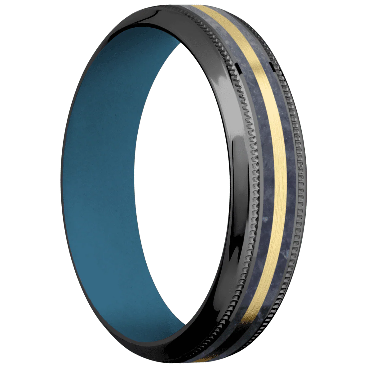 Zirconium + Polish , Polish Finish + Royal Blue
