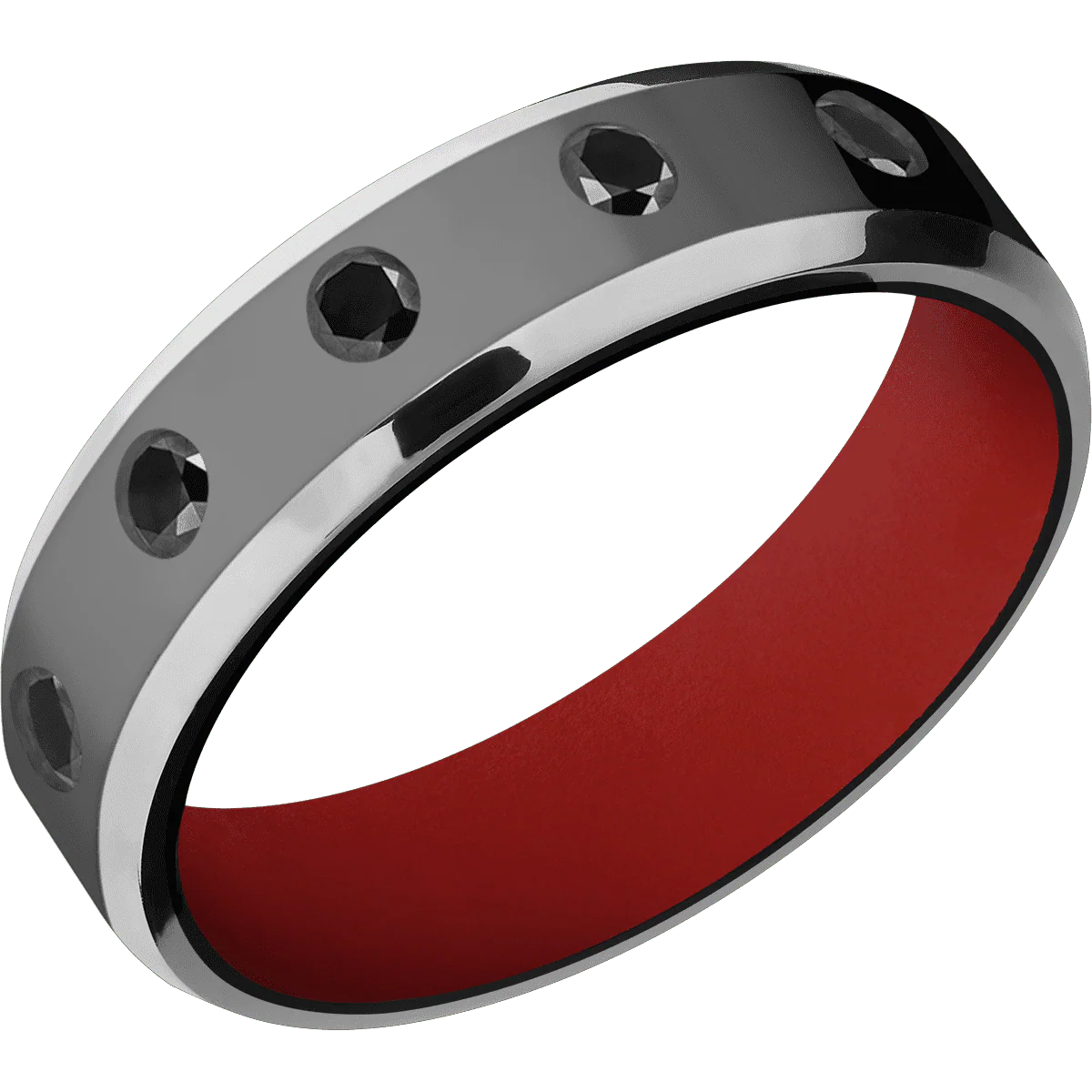 Zirconium + Polish , Polish Finish + USMC Red - Image 2