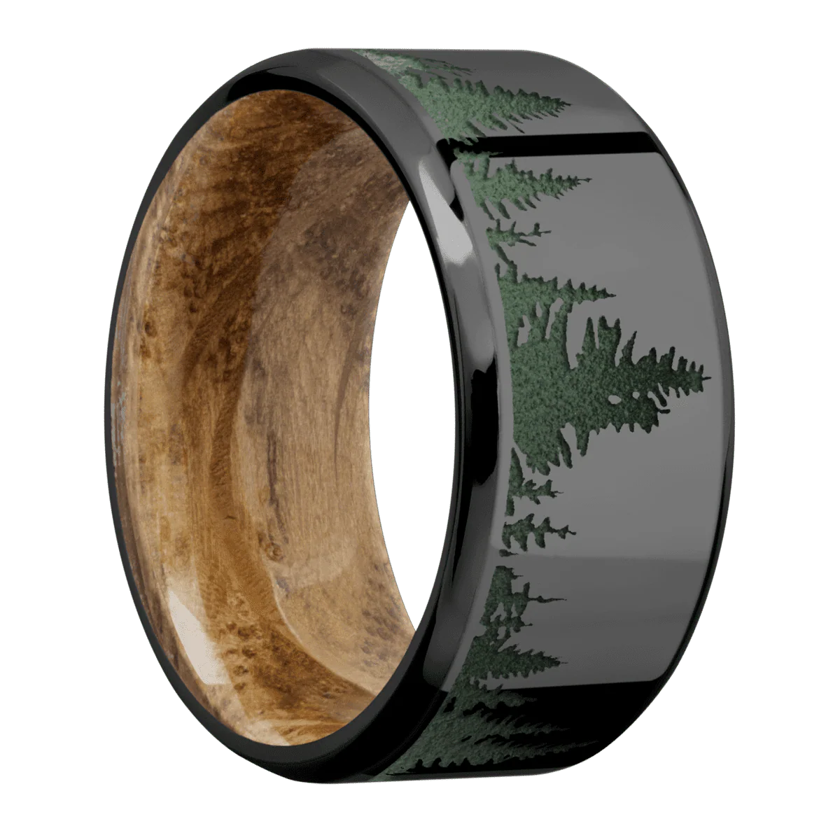 Zirconium + Polish , Polish Finish + Whiskey Barrel