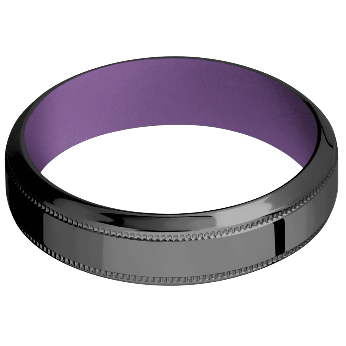 Zirconium + Polish , Polish Finish + Wild Purple - Image 3