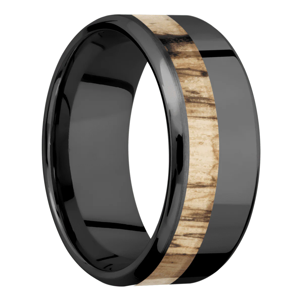 Zirconium + Polish , Satin Finish