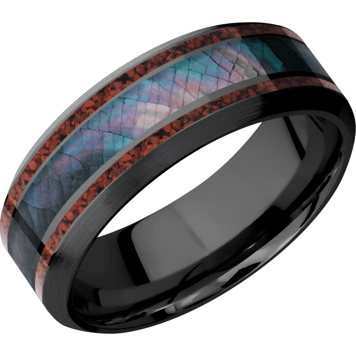 Zirconium + Polish , Satin Finish - Image 2