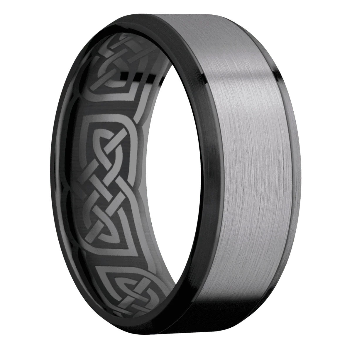 Zirconium + Polish , Satin Finish