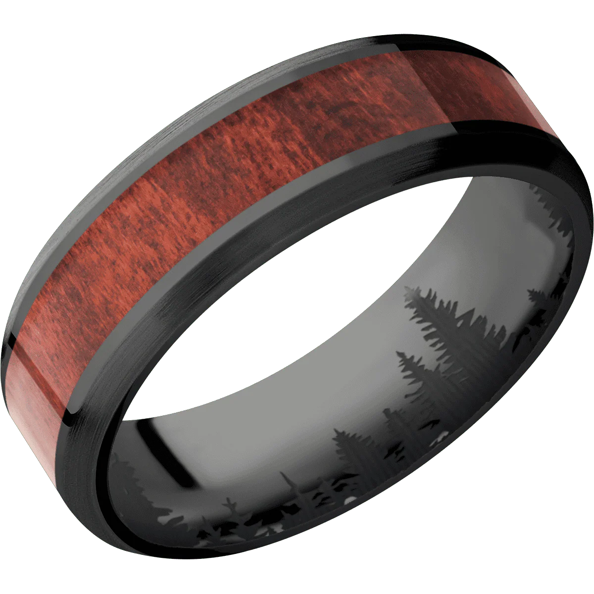 Zirconium + Polish , Satin Finish - Image 2