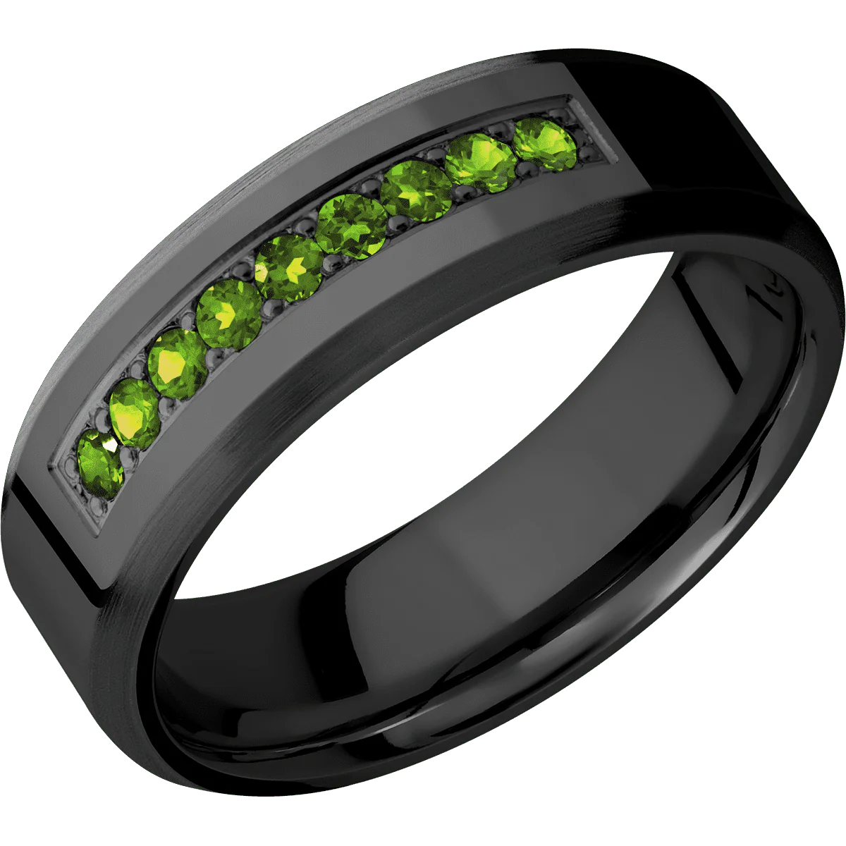 Zirconium + Polish , Satin Finish - Image 2
