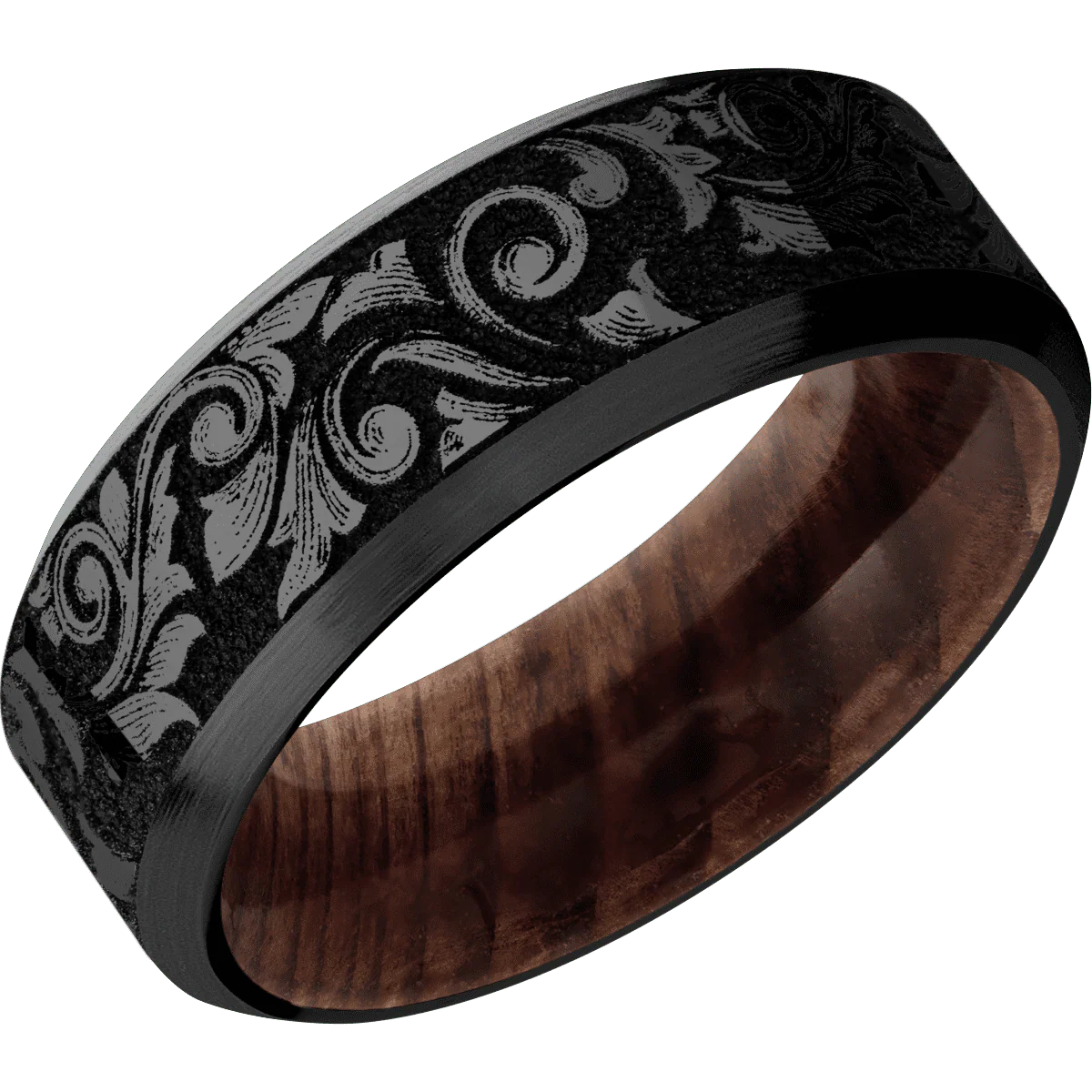 Zirconium + Polish , Satin Finish + Sequoia - Image 2