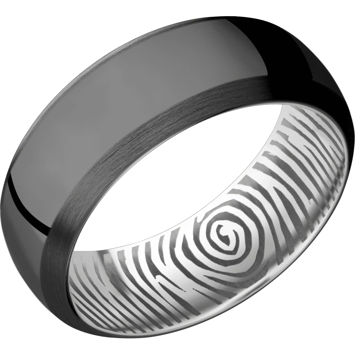 Zirconium + Polish , Satin Finish + Titanium - Image 2