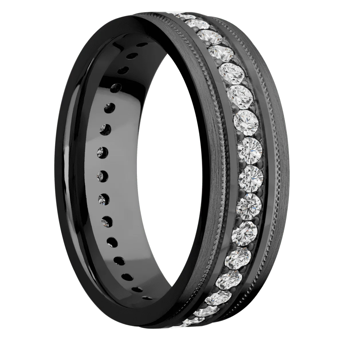 Zirconium + Rockpolish , Satin Finish