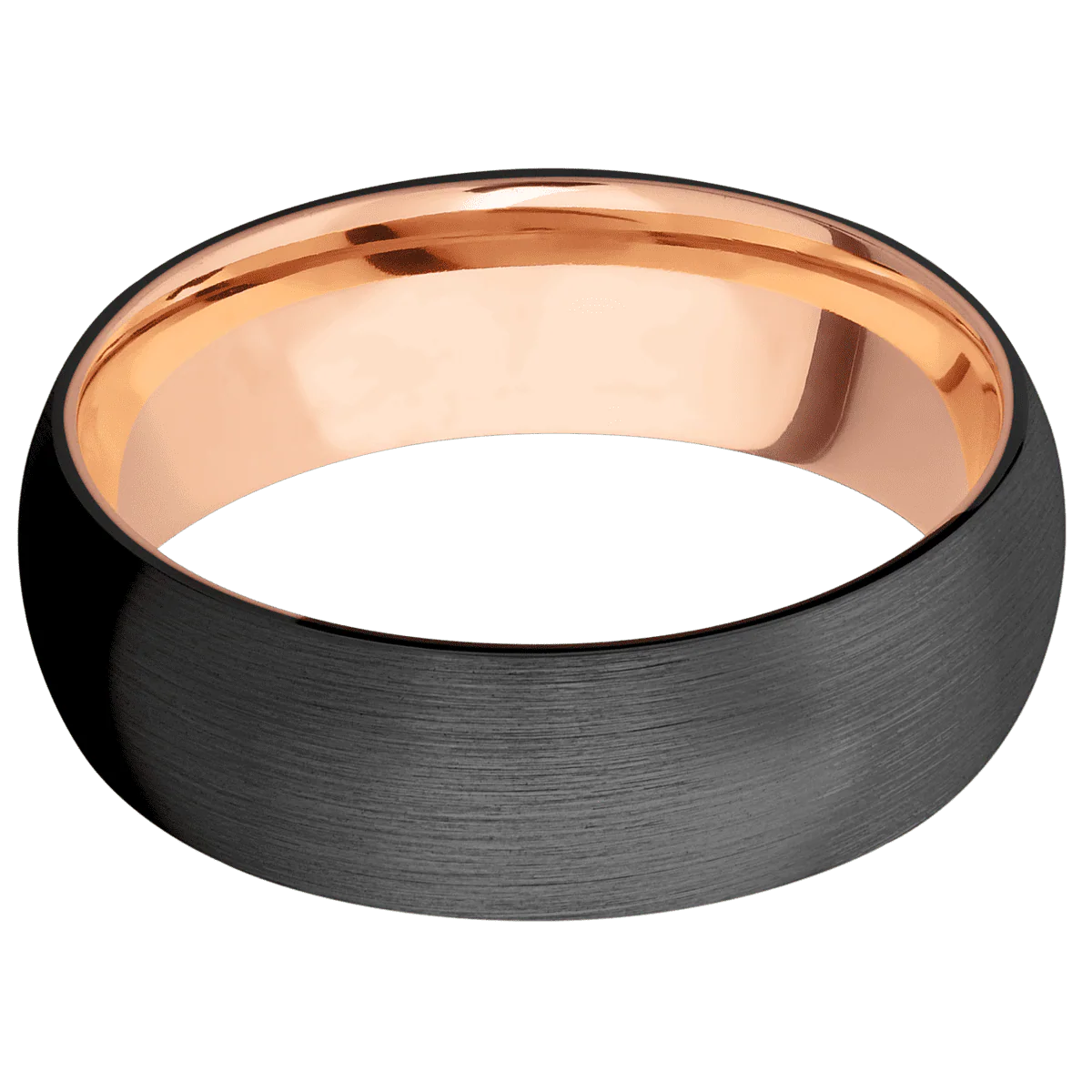 Zirconium + Satin Finish + 14K Rose Gold - Image 3