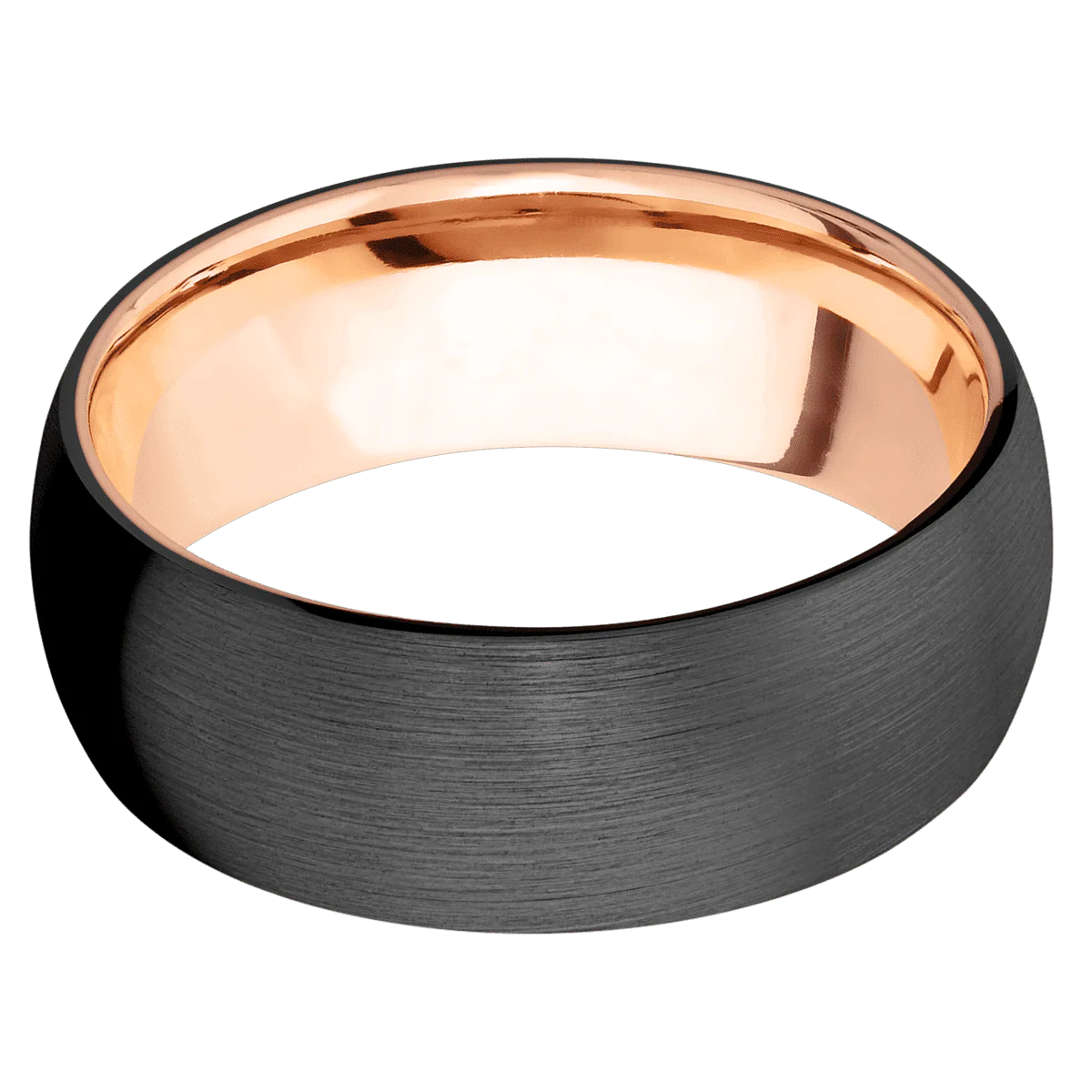 Zirconium + Satin Finish + 14K Rose Gold - Image 3